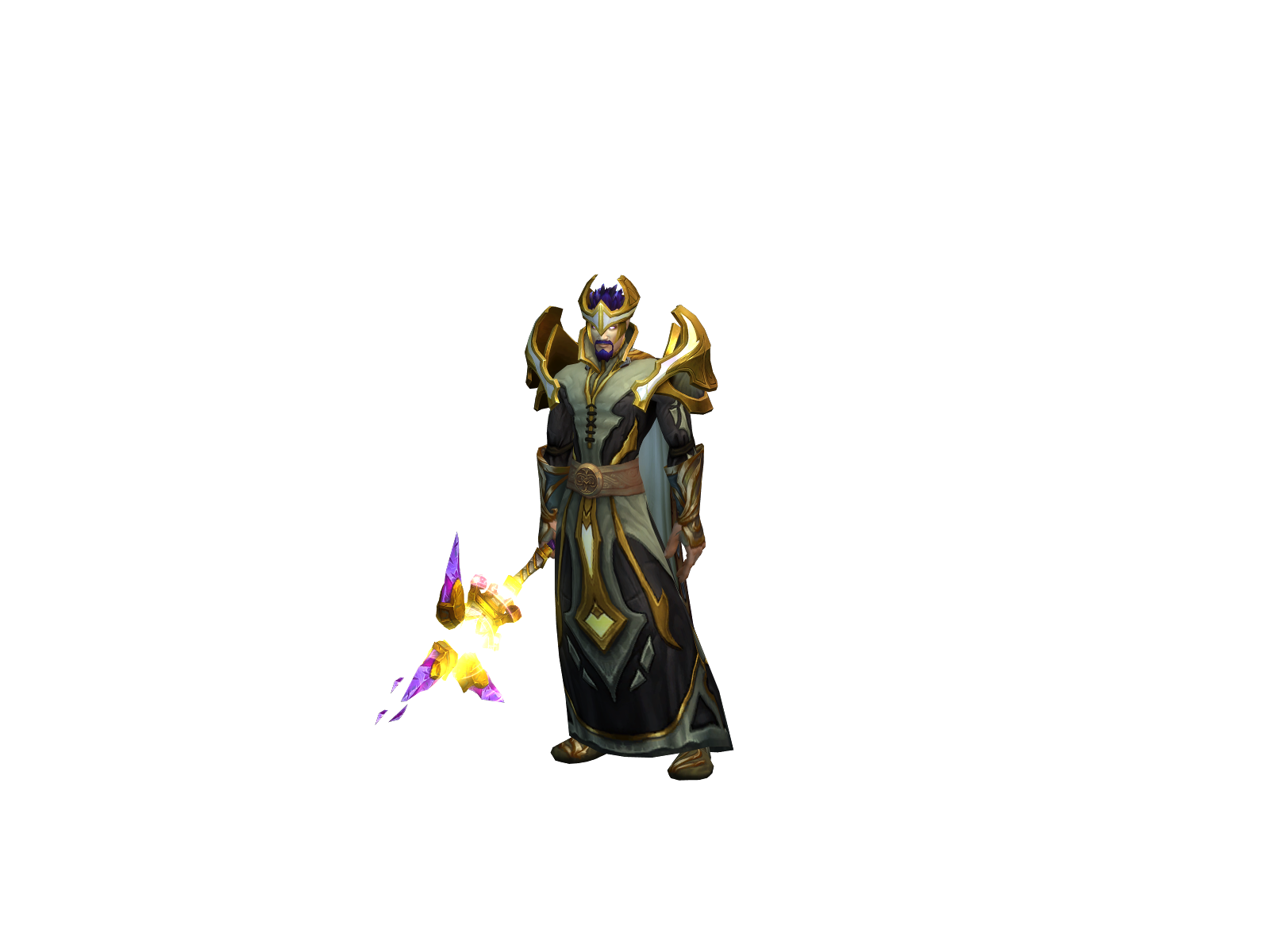 Wizaster 3D character render