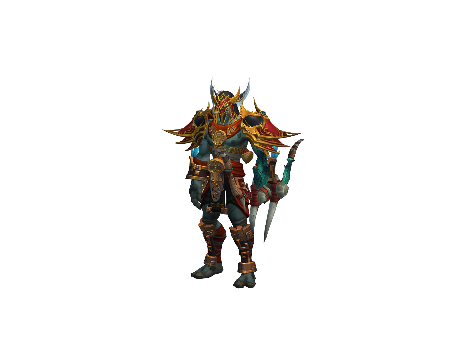 Golotak 3D character render