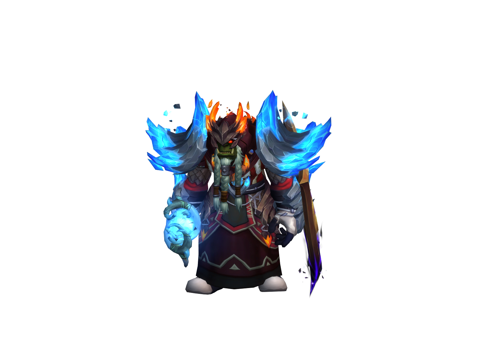 Zufu 3D character render