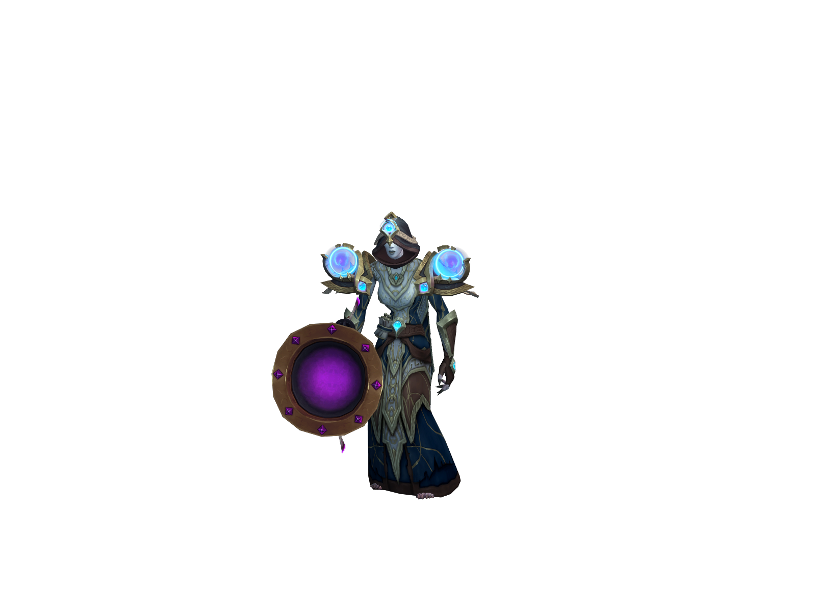 Mixed 3D character render