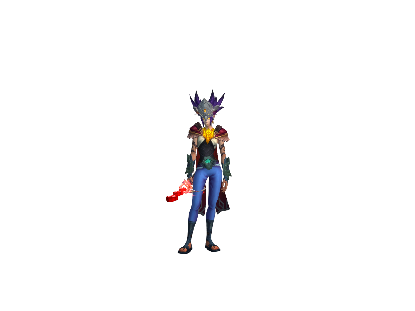 Chikamel 3D character render