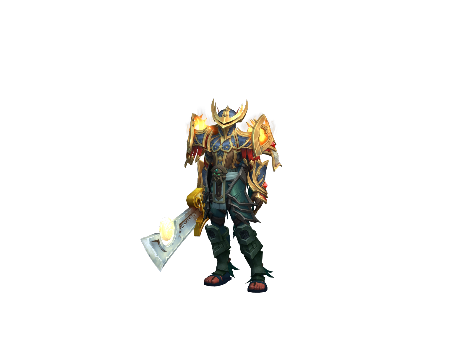 Calibern 3D character render