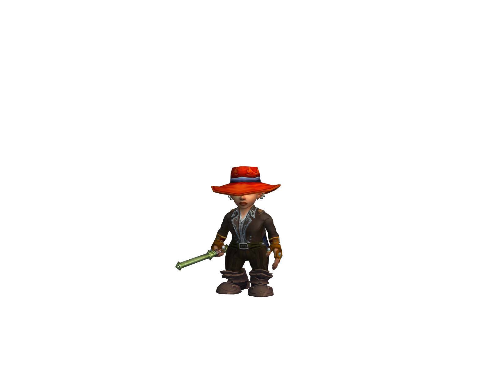 Missdread 3D character render