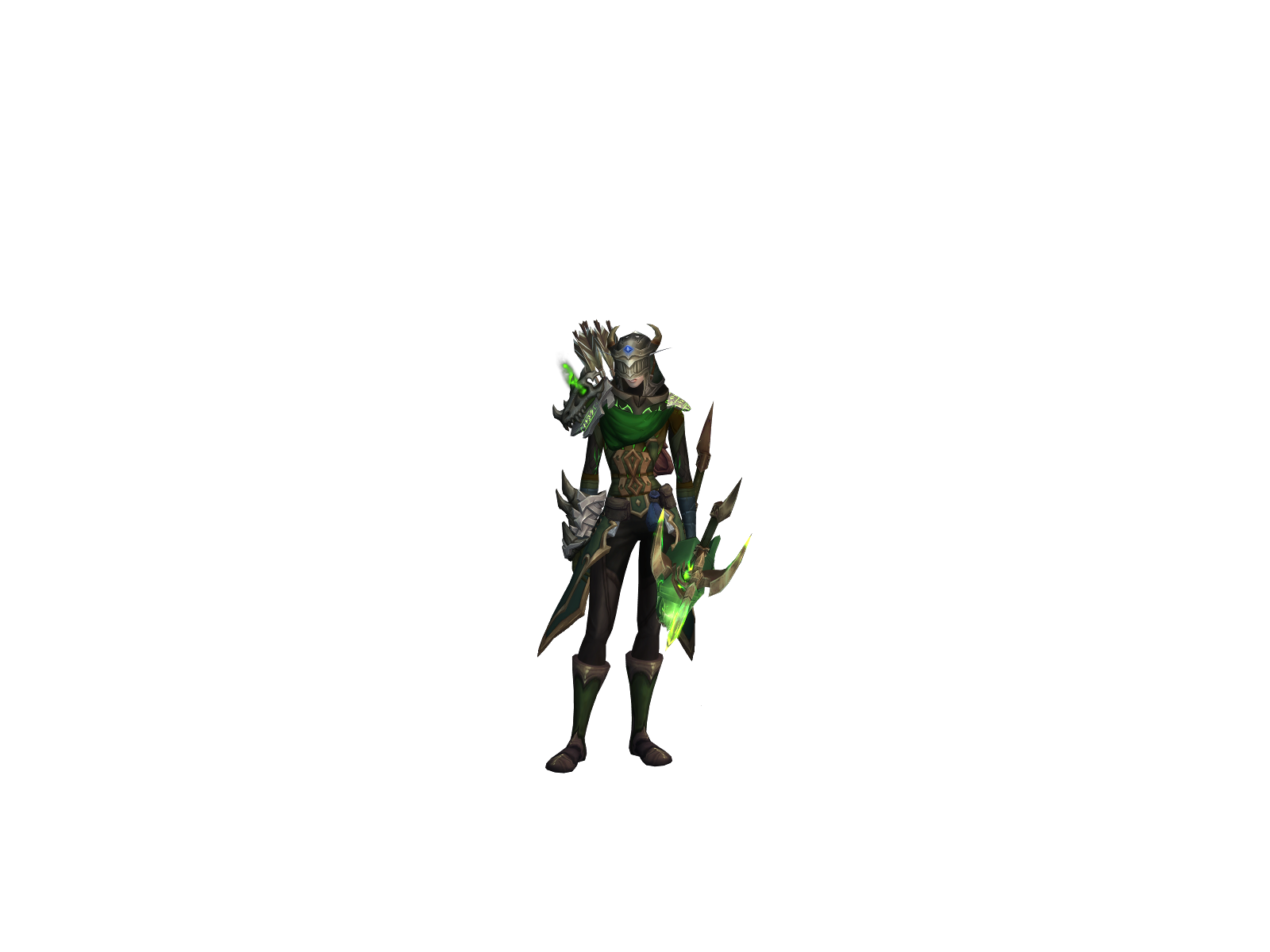 Yunalesca 3D character render