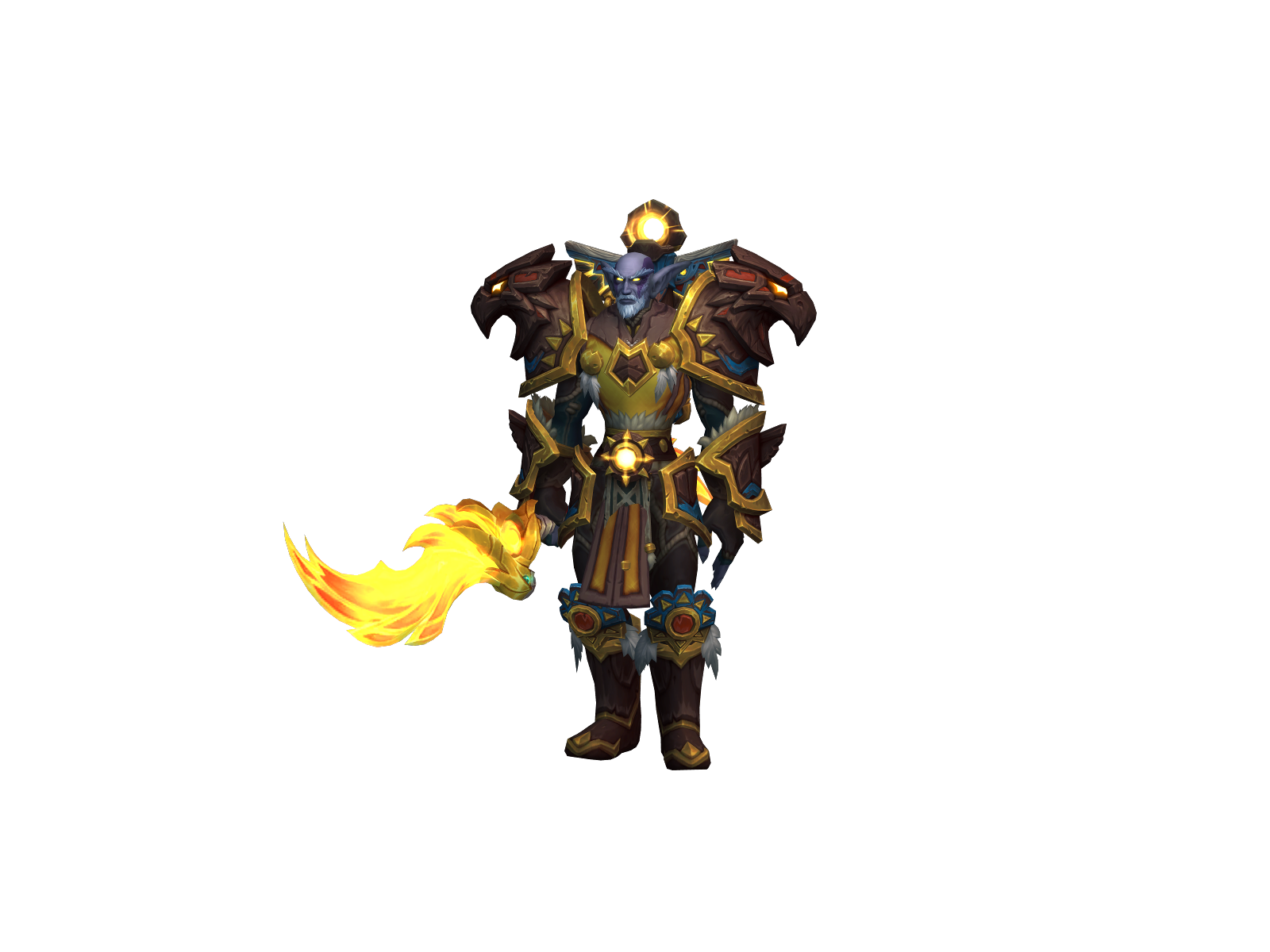 Shreded 3D character render