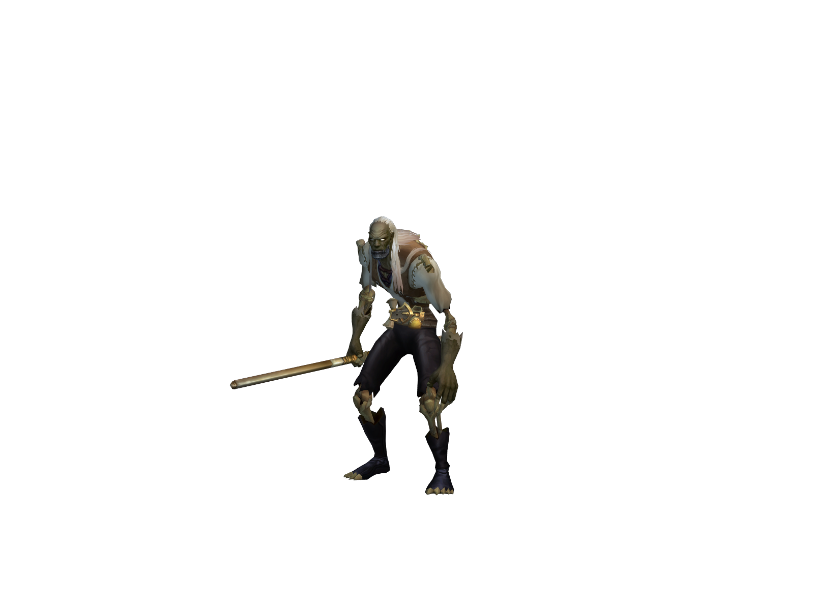 Reberendo 3D character render