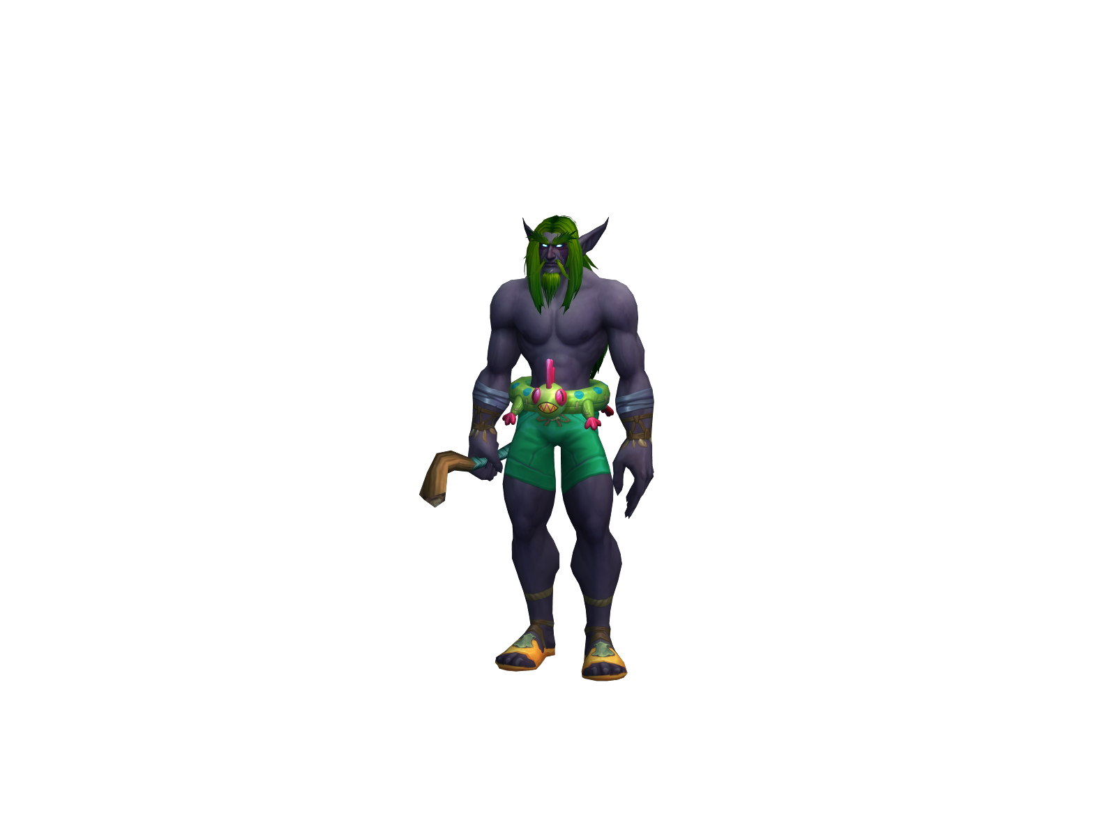 Porkroll 3D character render