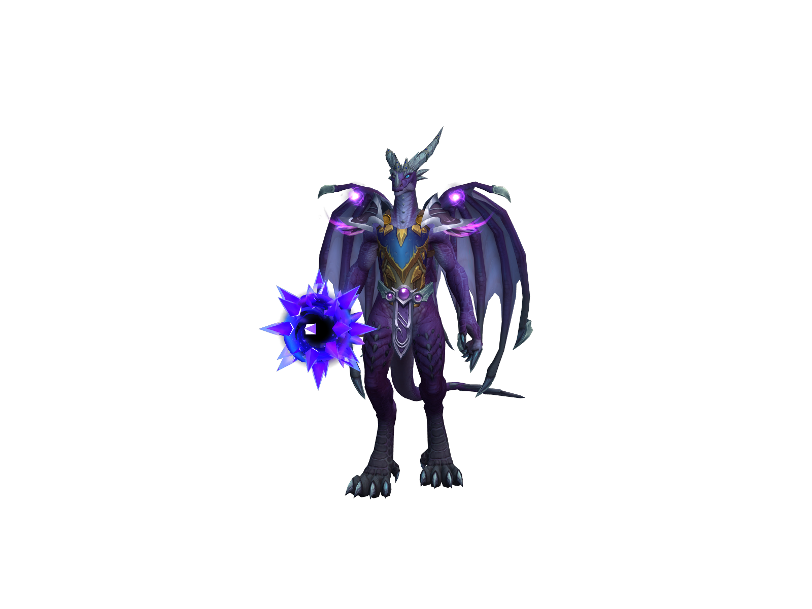Azurejay 3D character render