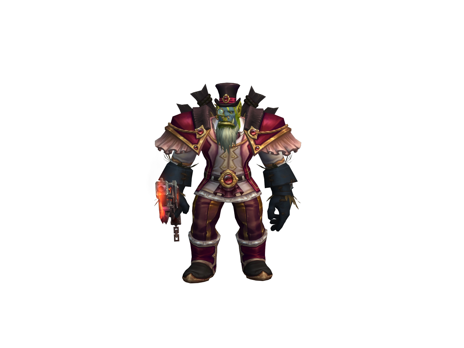Nuttybow 3D character render