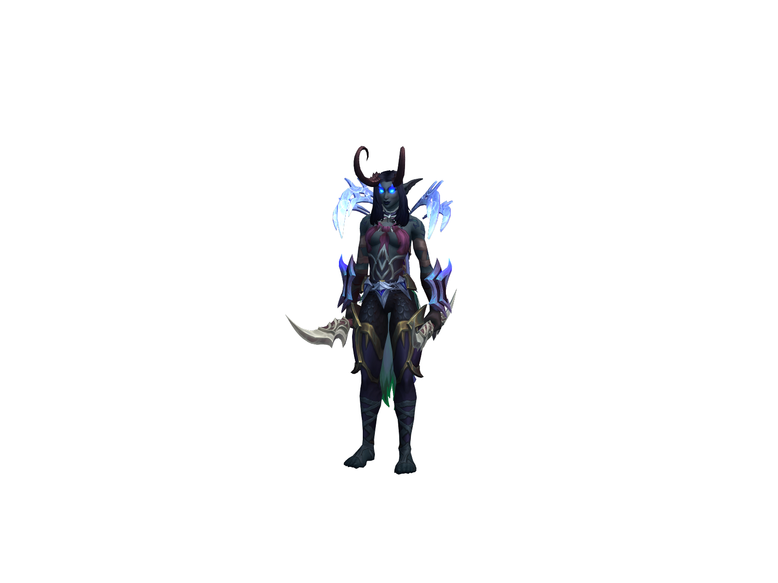 Zoltraak 3D character render