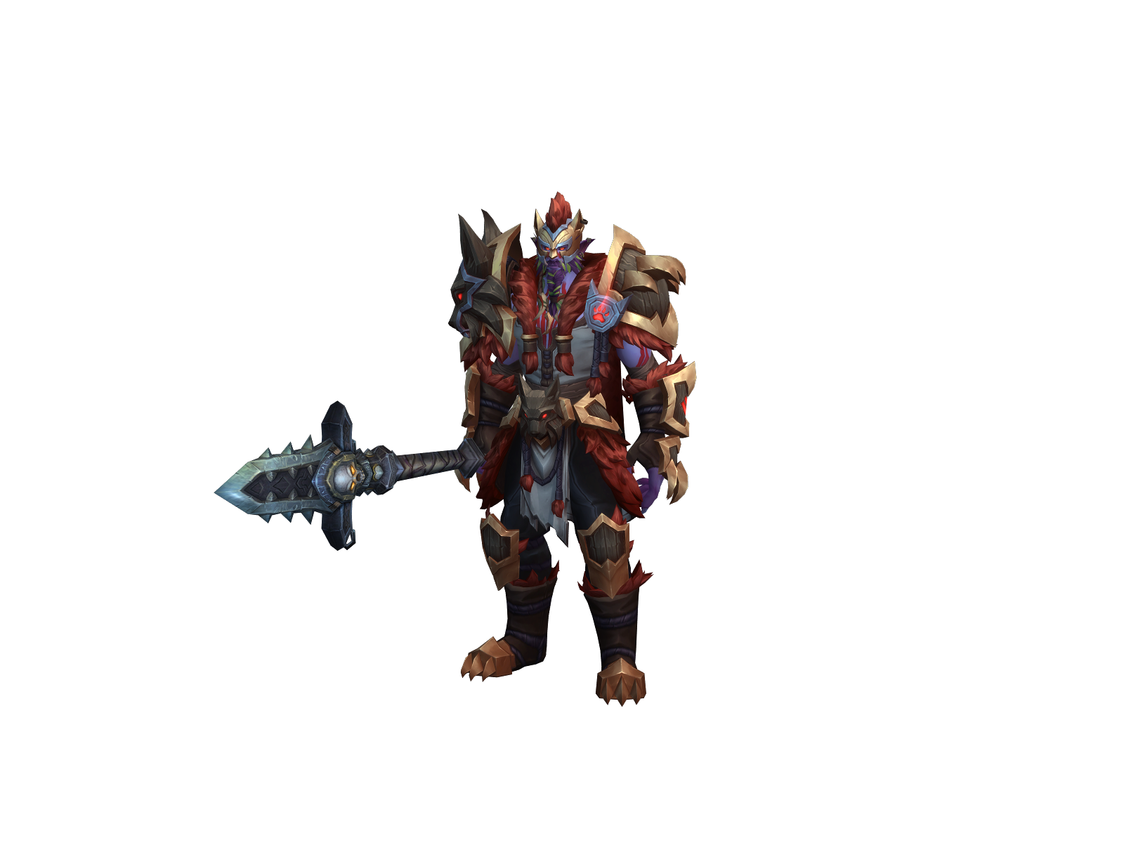 Bearsquatch 3D character render