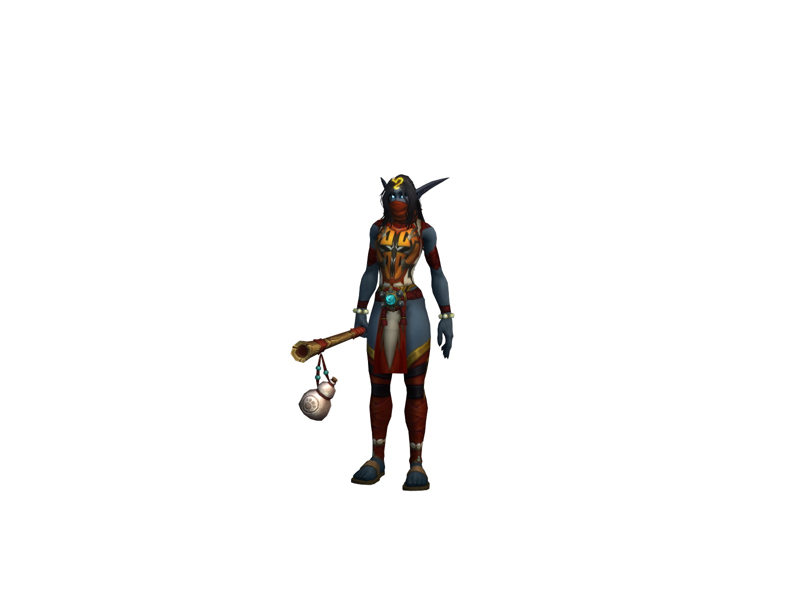 Yin 3D character render