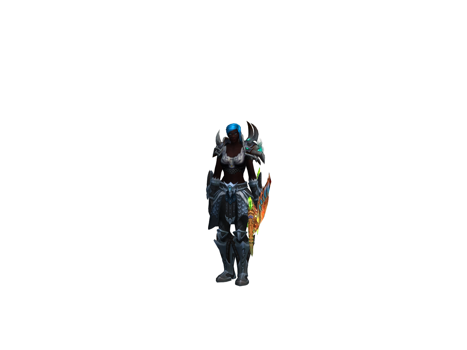 Ljai 3D character render