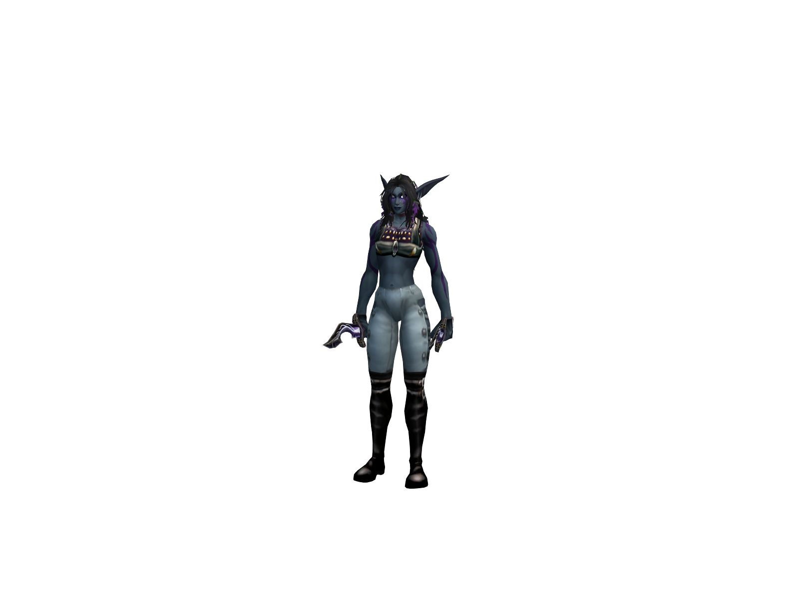 Dyane 3D character render