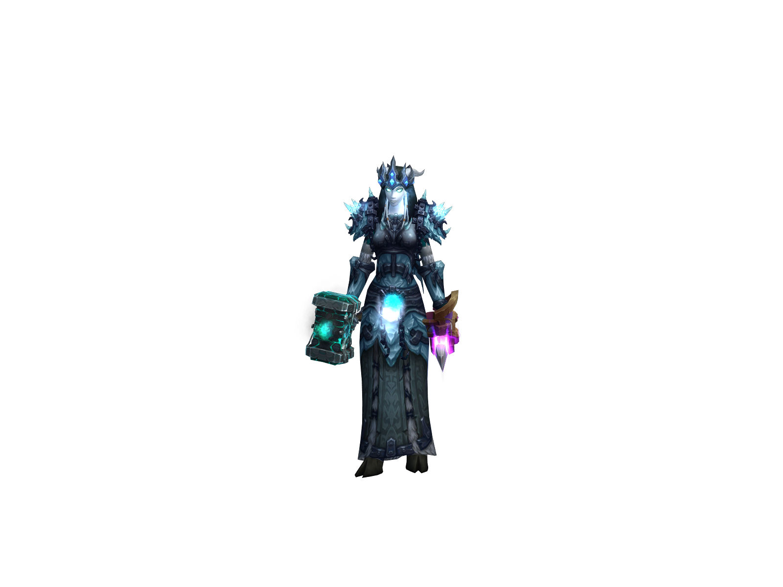 Kristaris 3D character render