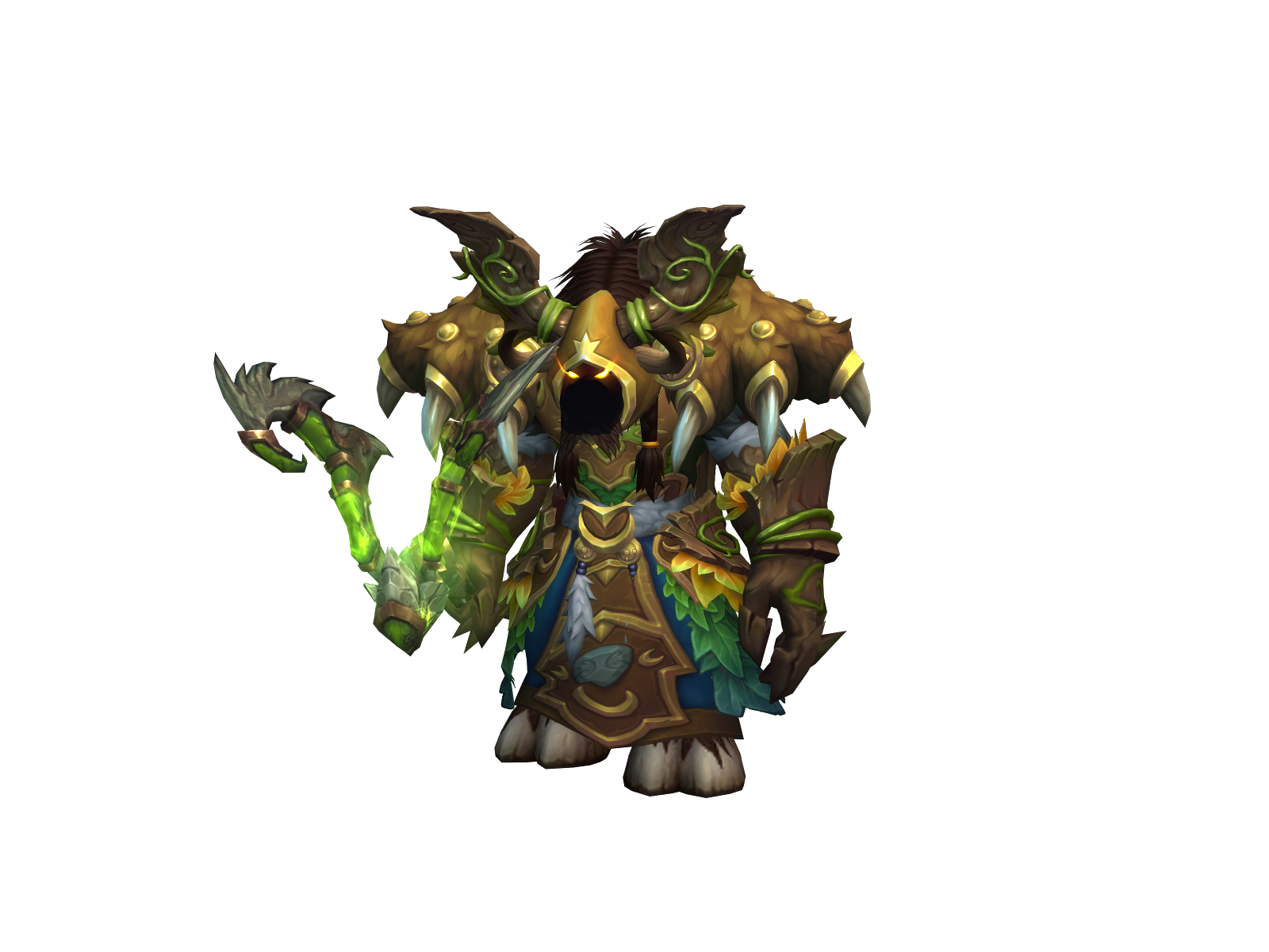 Tahuruk 3D character render