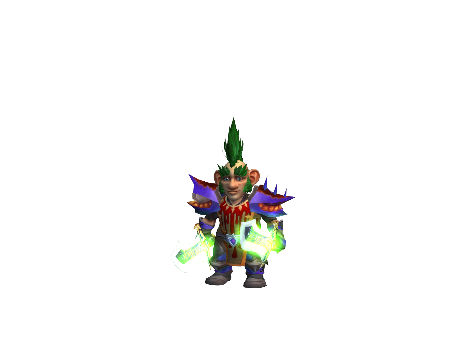 Fhurey 3D character render