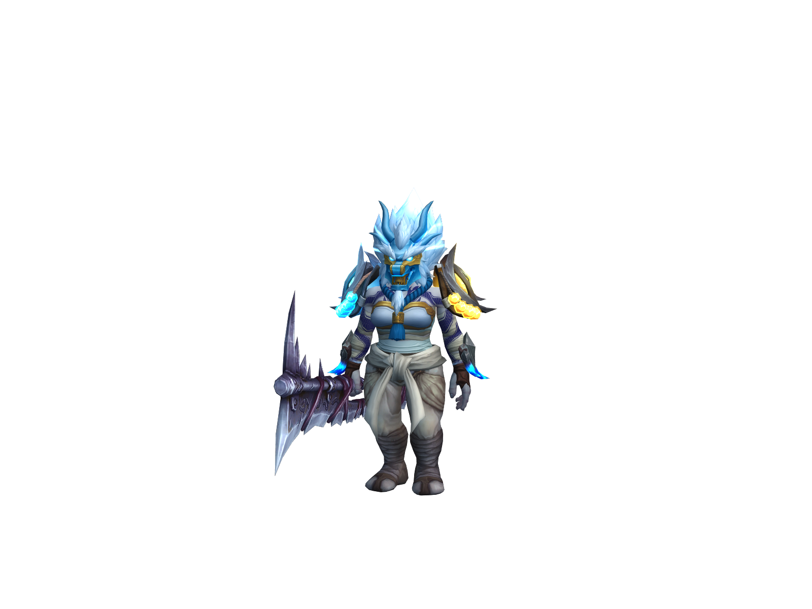 Fists 3D character render