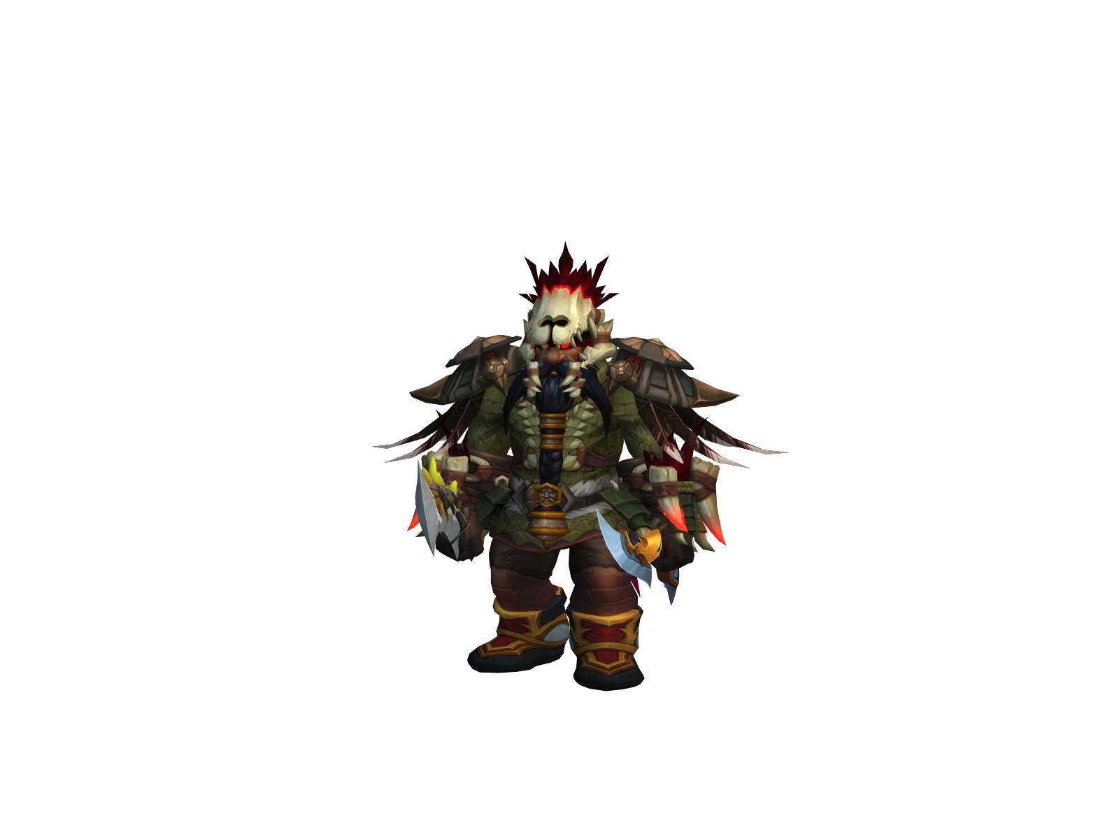 Patsajak 3D character render