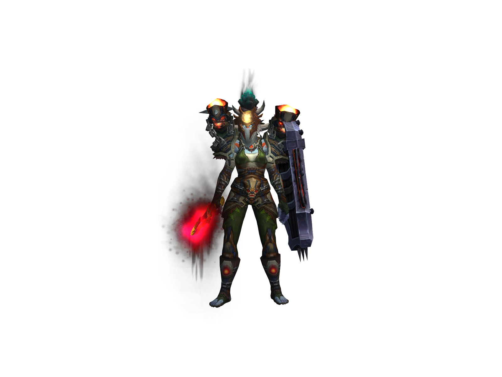 Ironic 3D character render