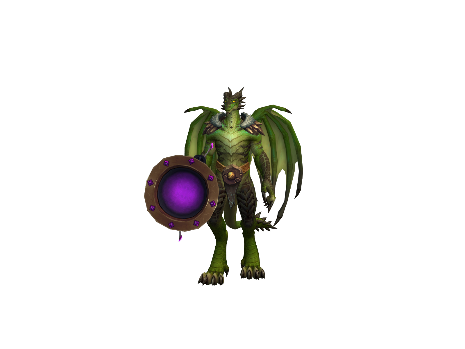 Dragussy 3D character render