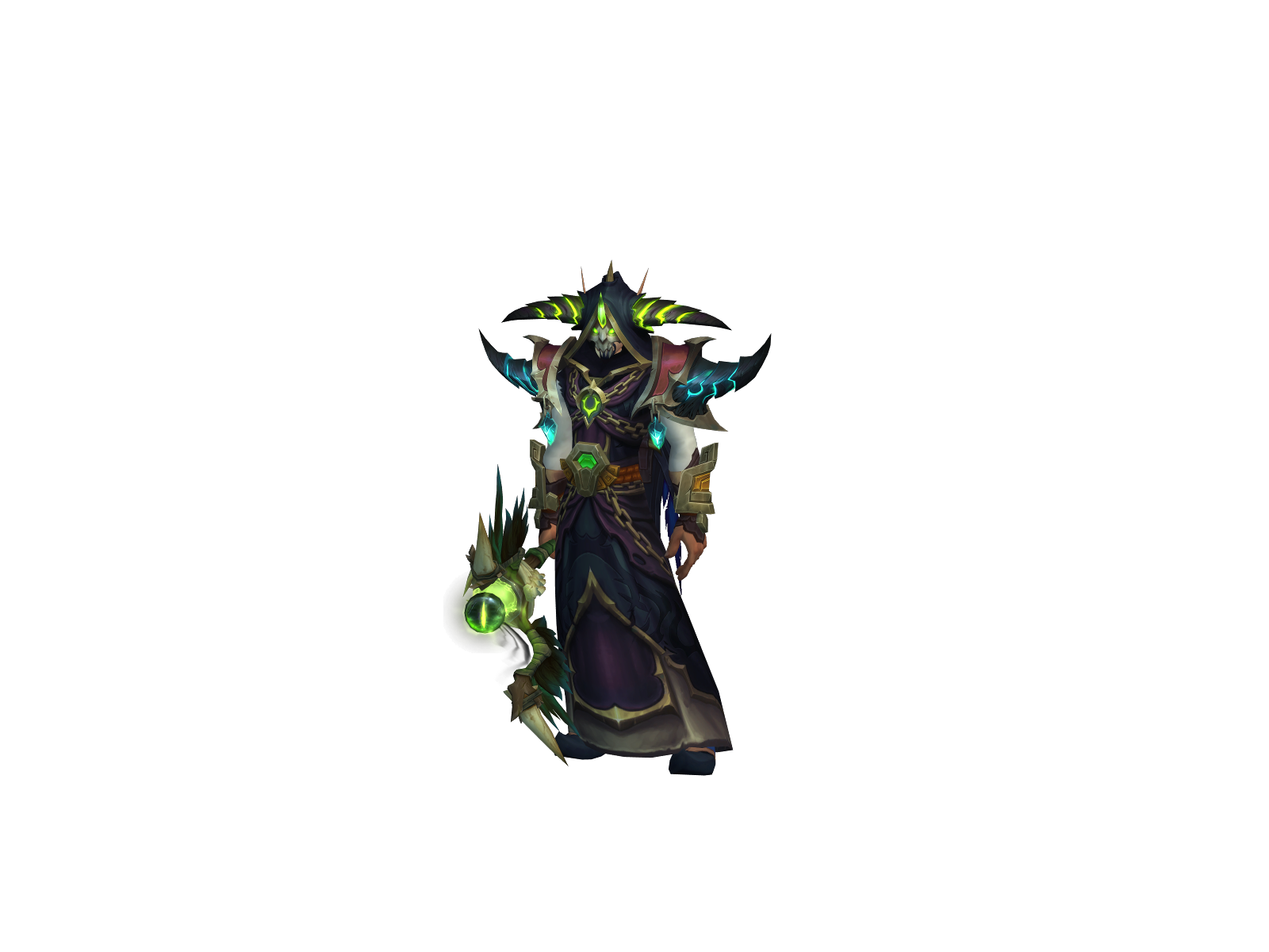 Democtus 3D character render