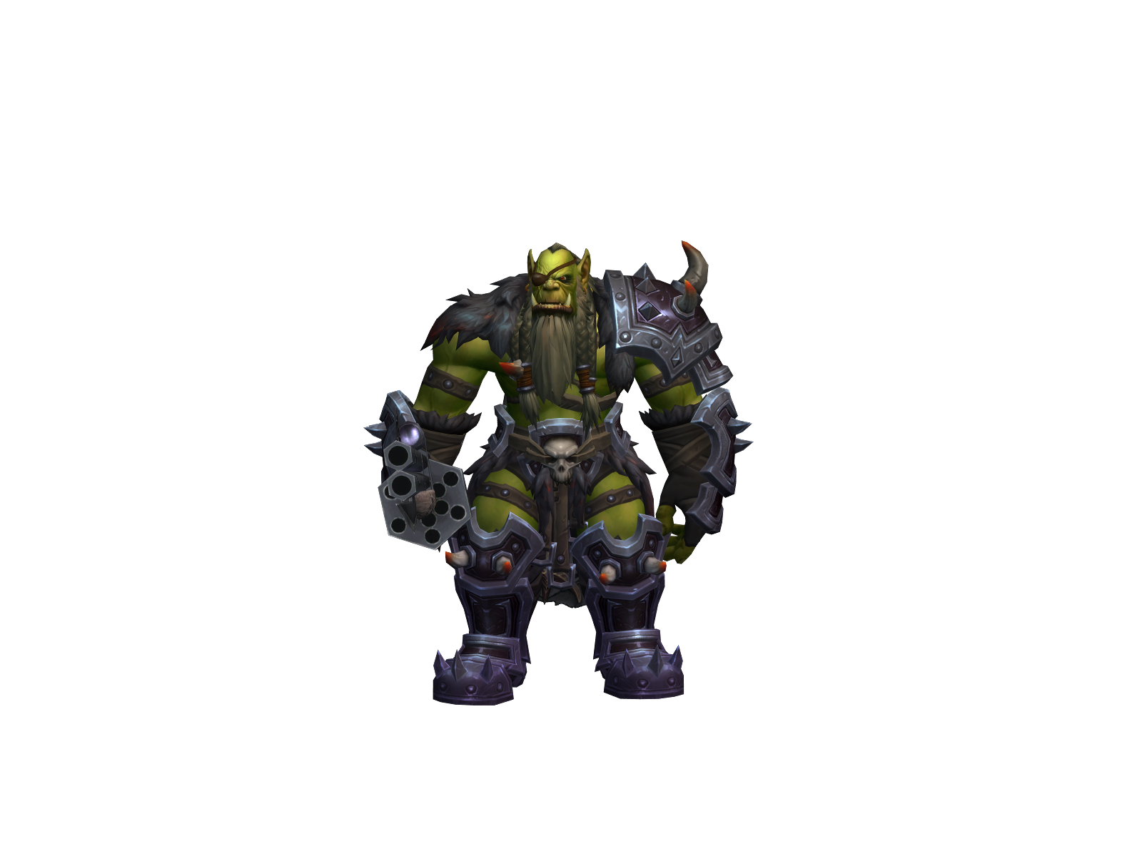 Gorbash 3D character render