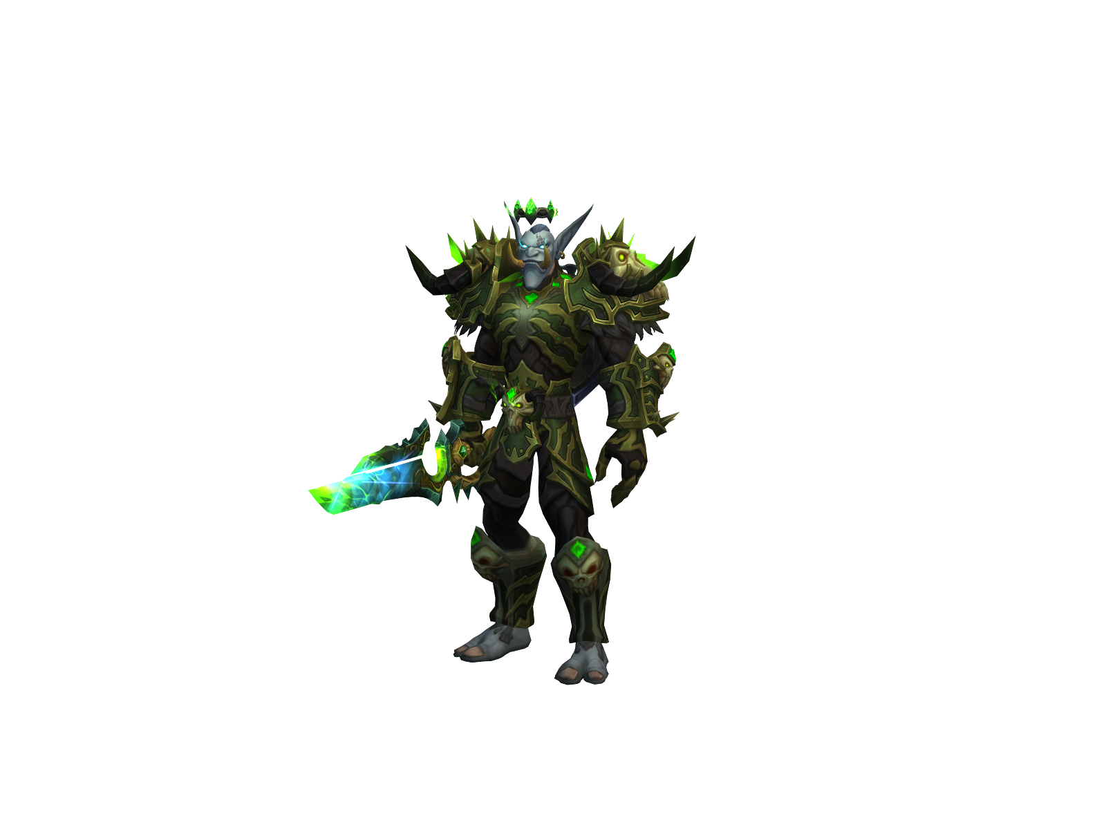 Deathloa 3D character render