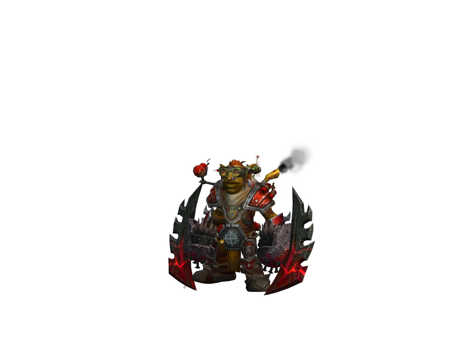 Gingerbergen 3D character render