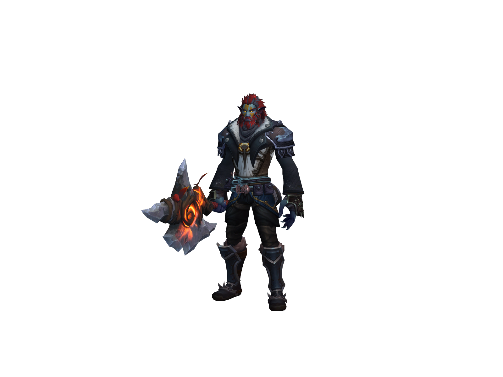 Caelduir 3D character render