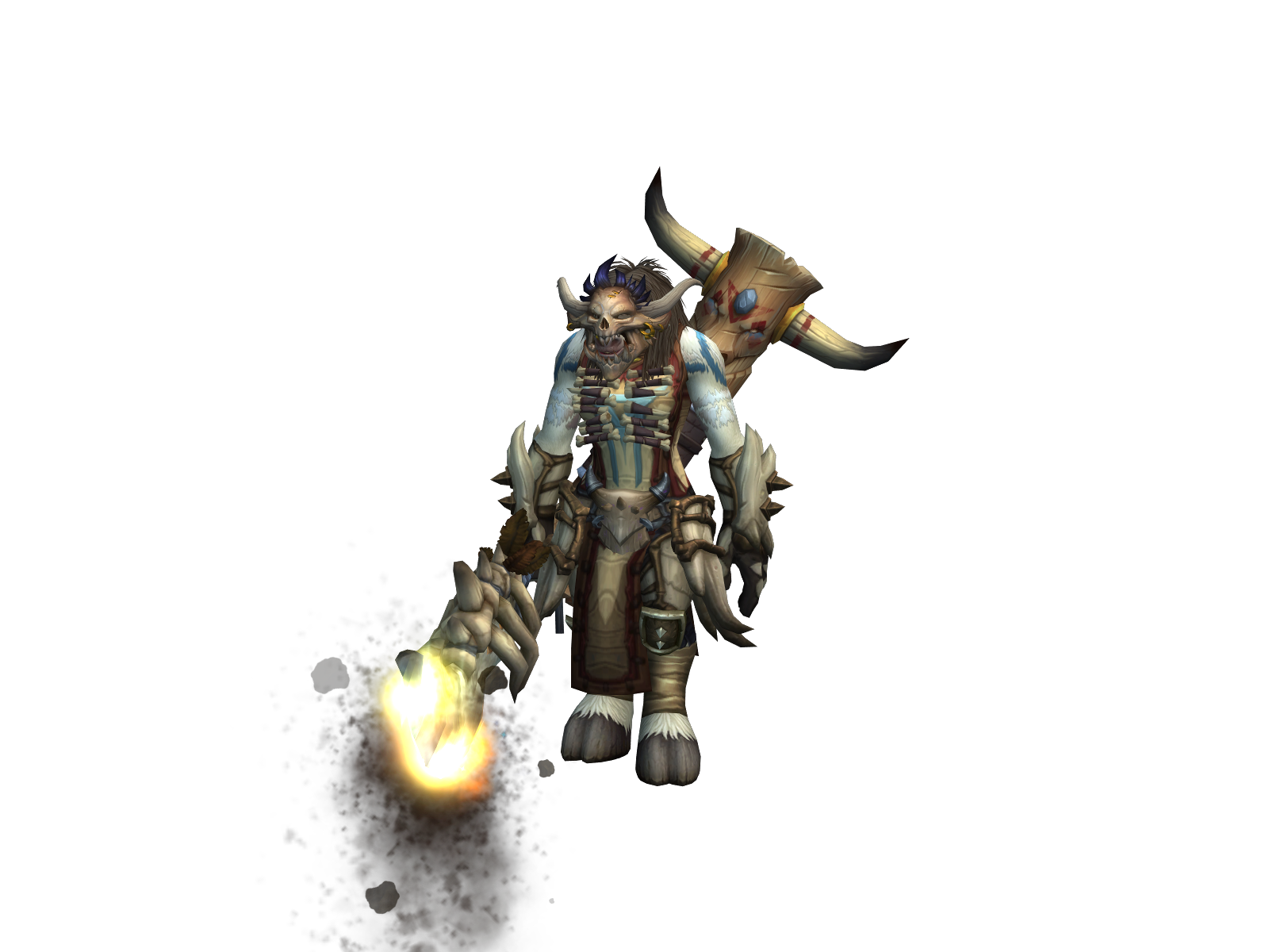 Contrafílé 3D character render