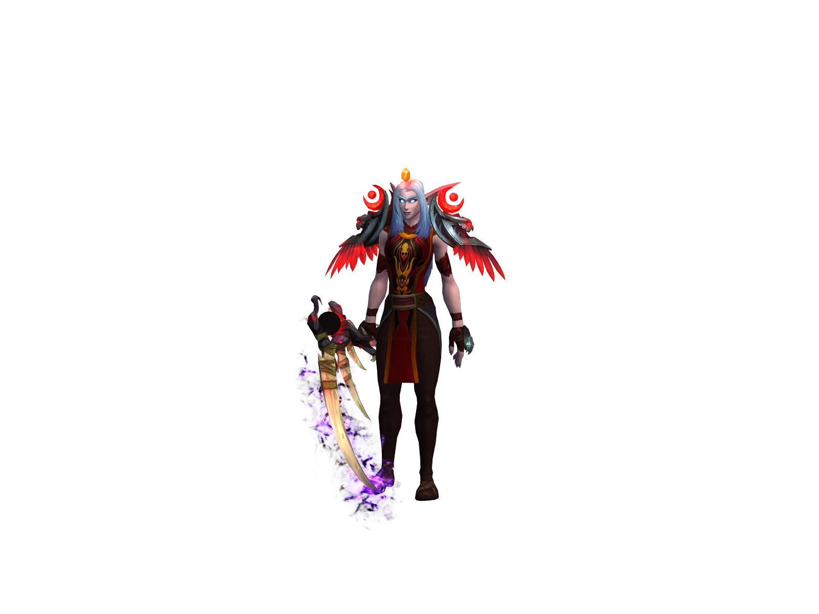 Niphia 3D character render