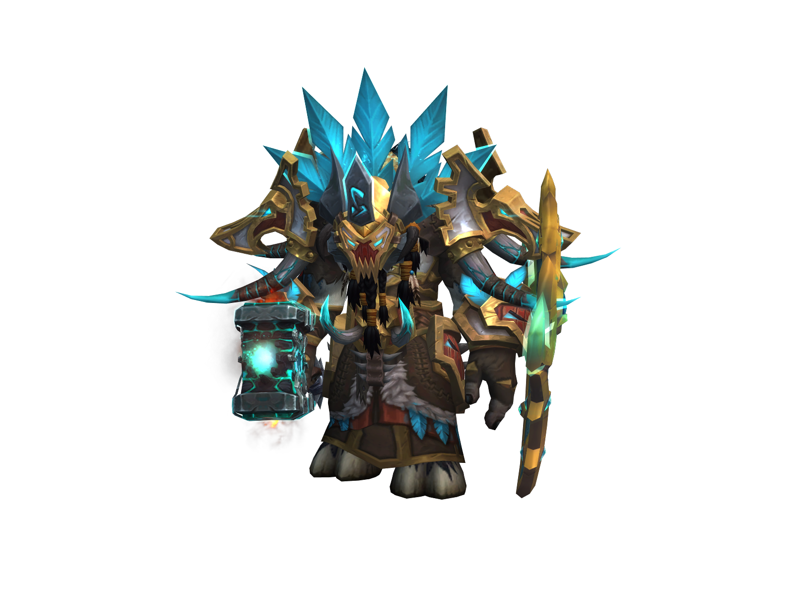 Trentotem 3D character render
