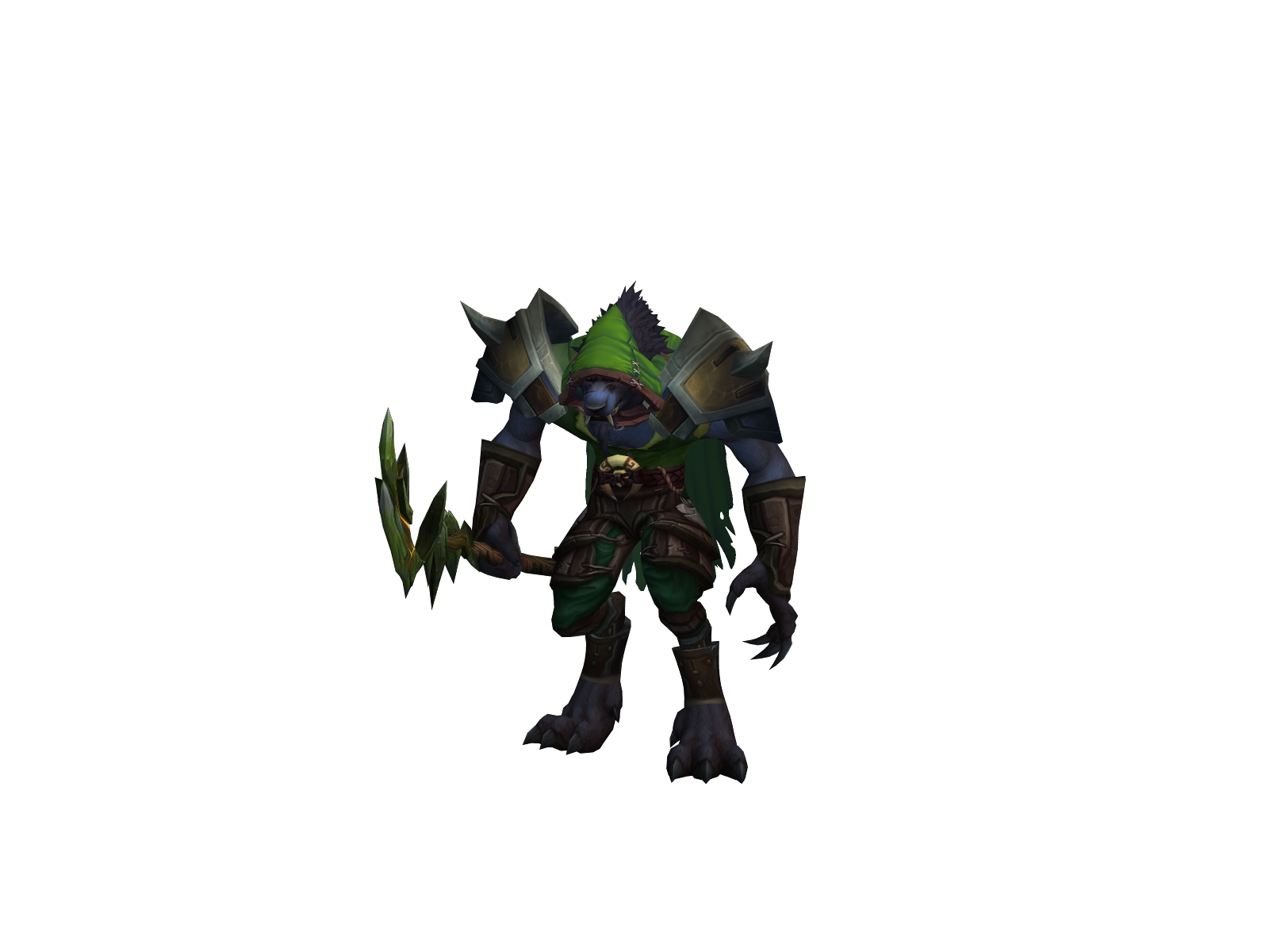 Dreadfangs 3D character render