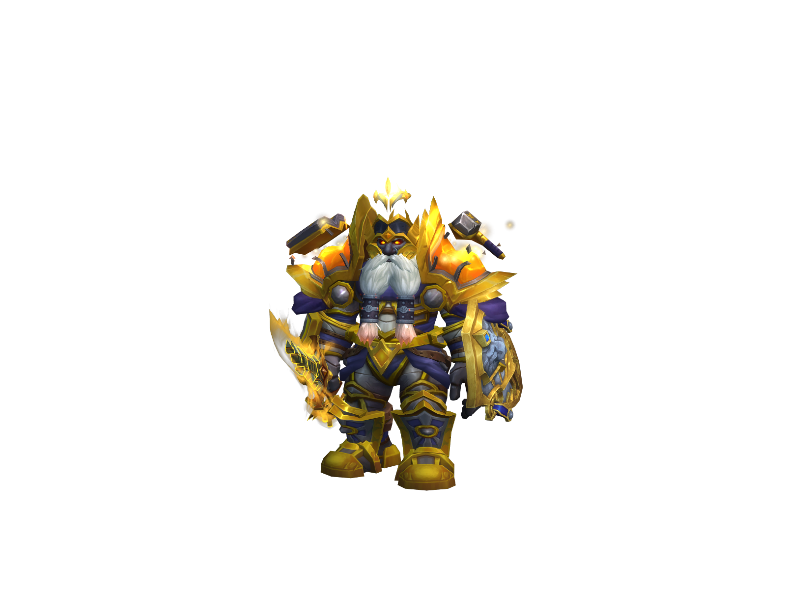 Paladinstro 3D character render