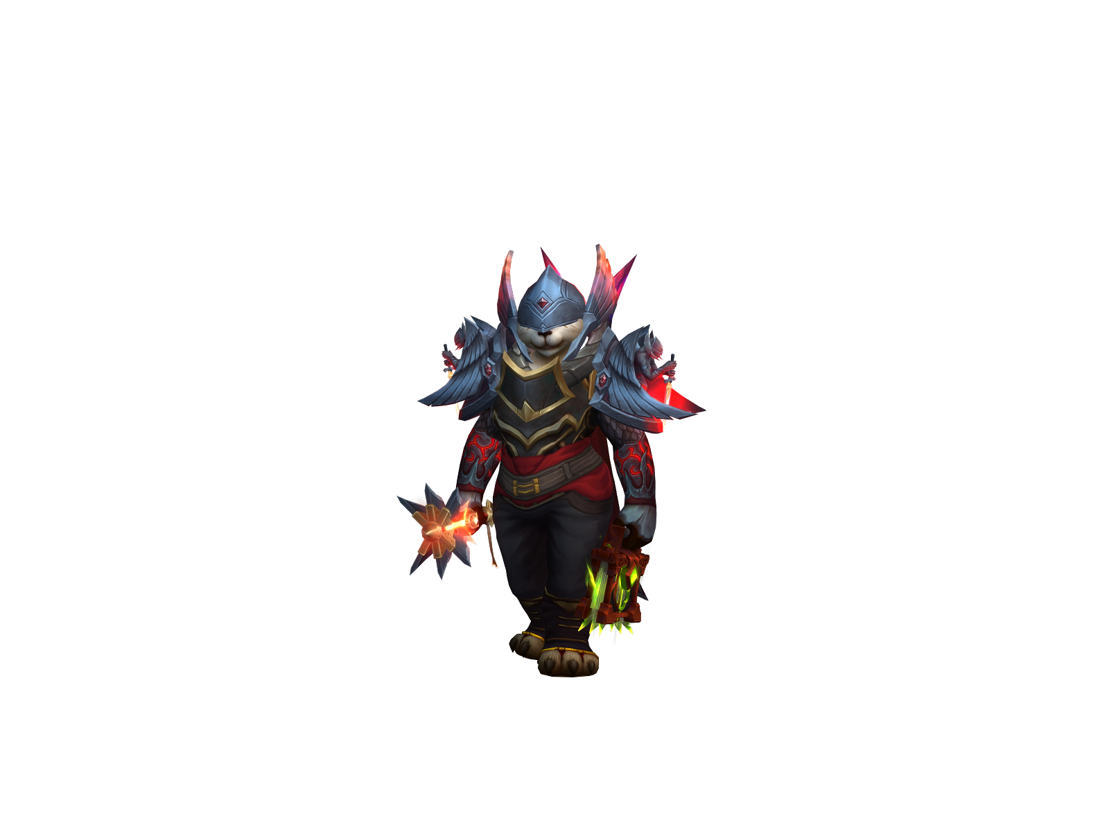 Nîghtraid 3D character render