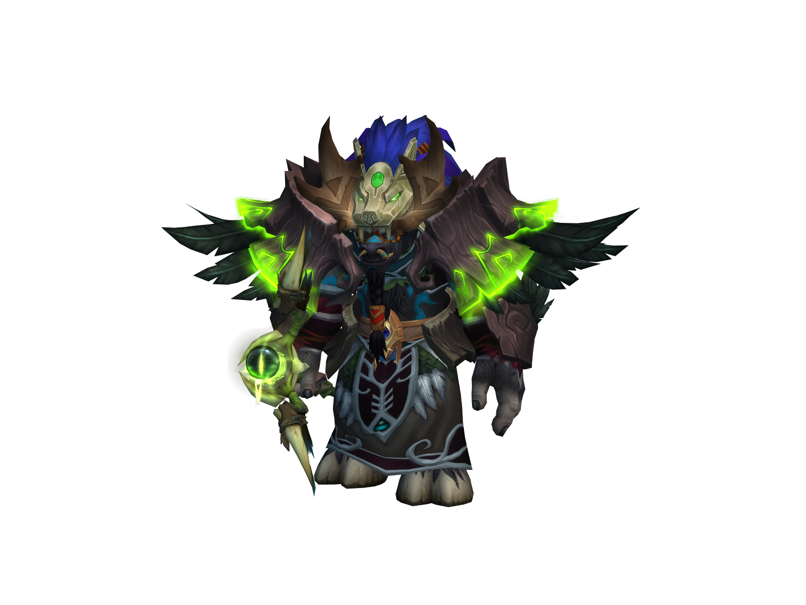 Nodnarb 3D character render