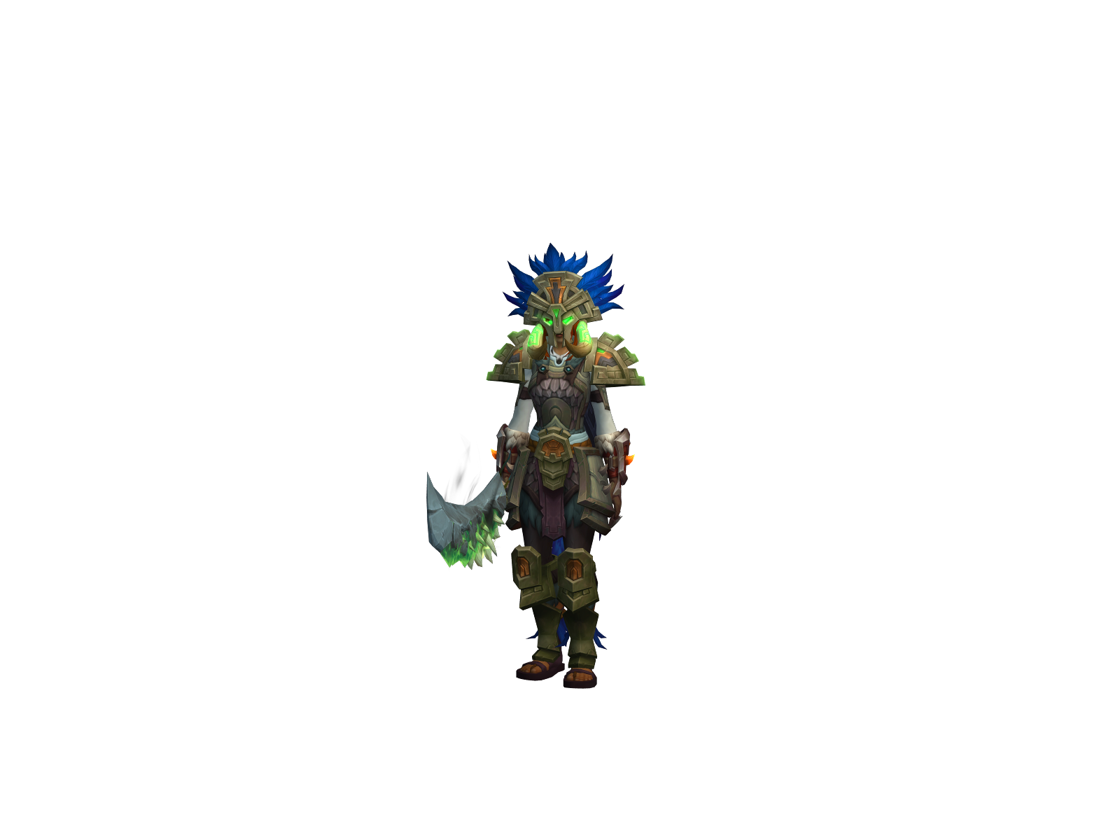 Ra 3D character render