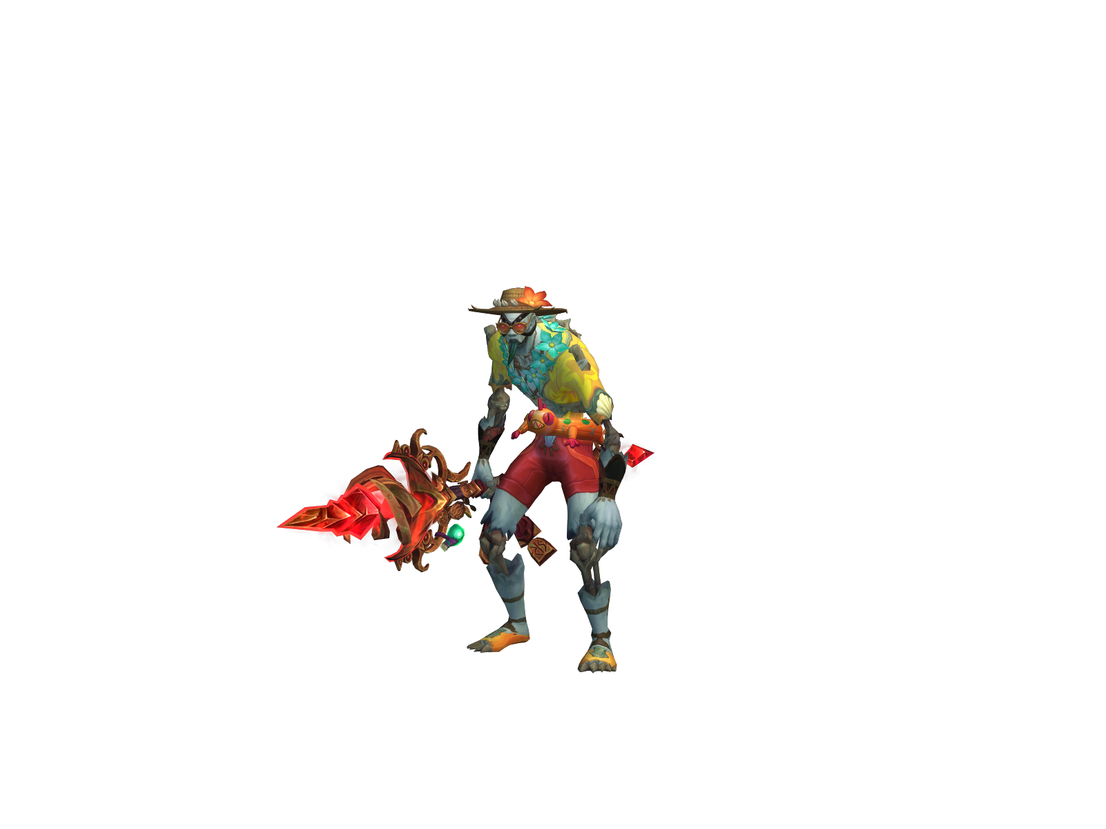 Mazdalum 3D character render