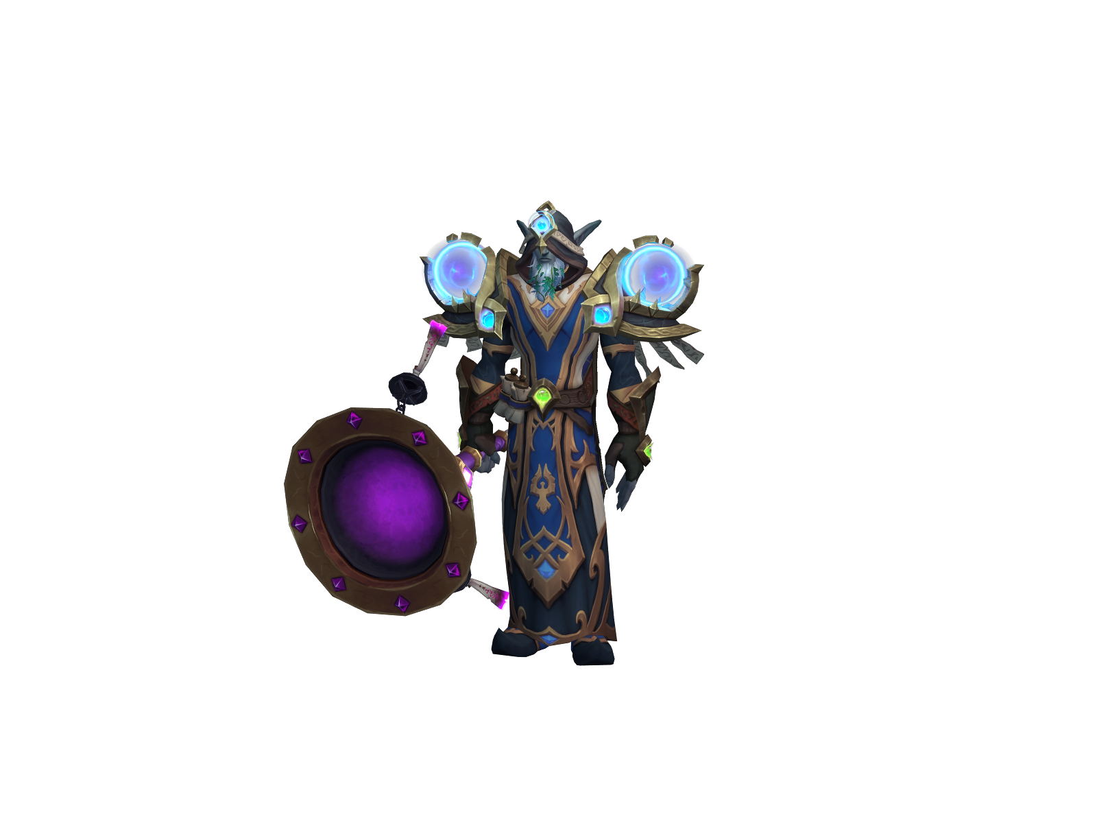 Froth 3D character render