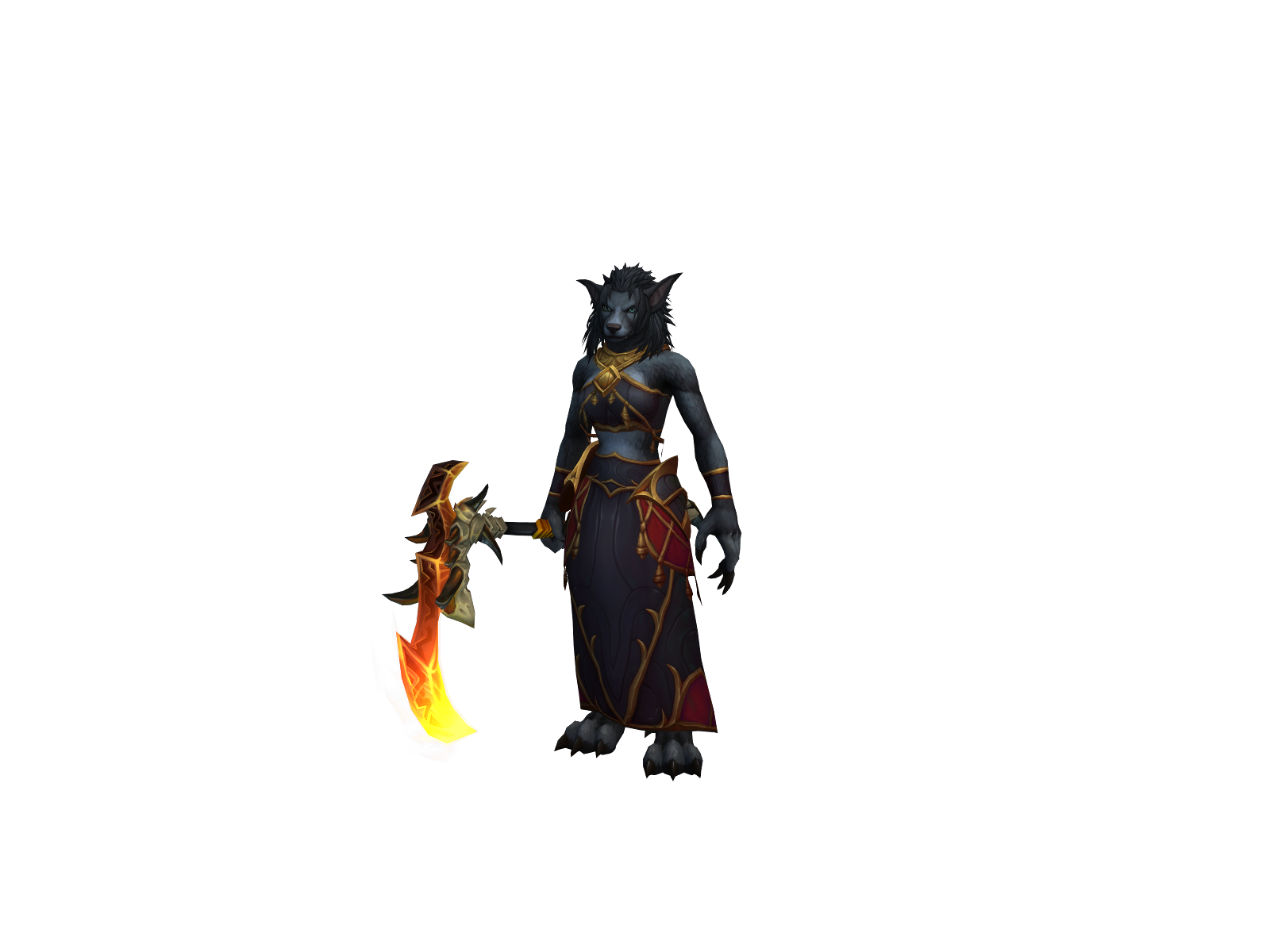 Fince 3D character render