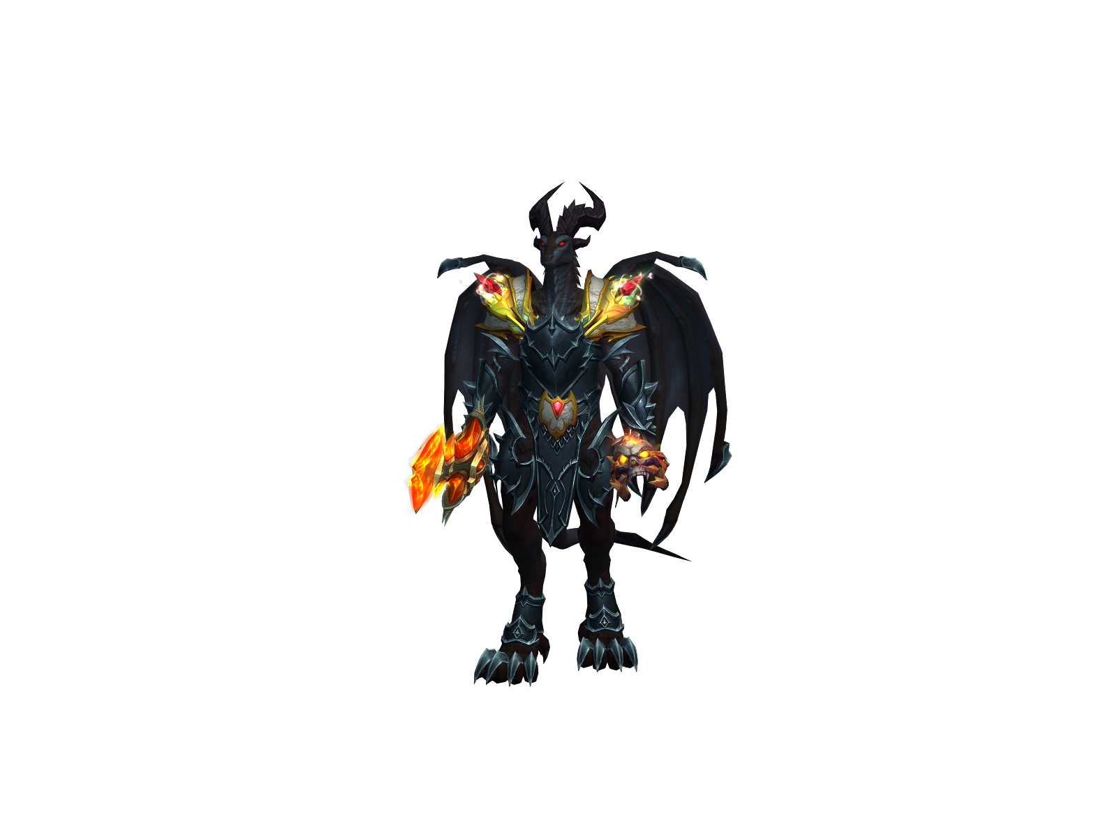 Azym 3D character render