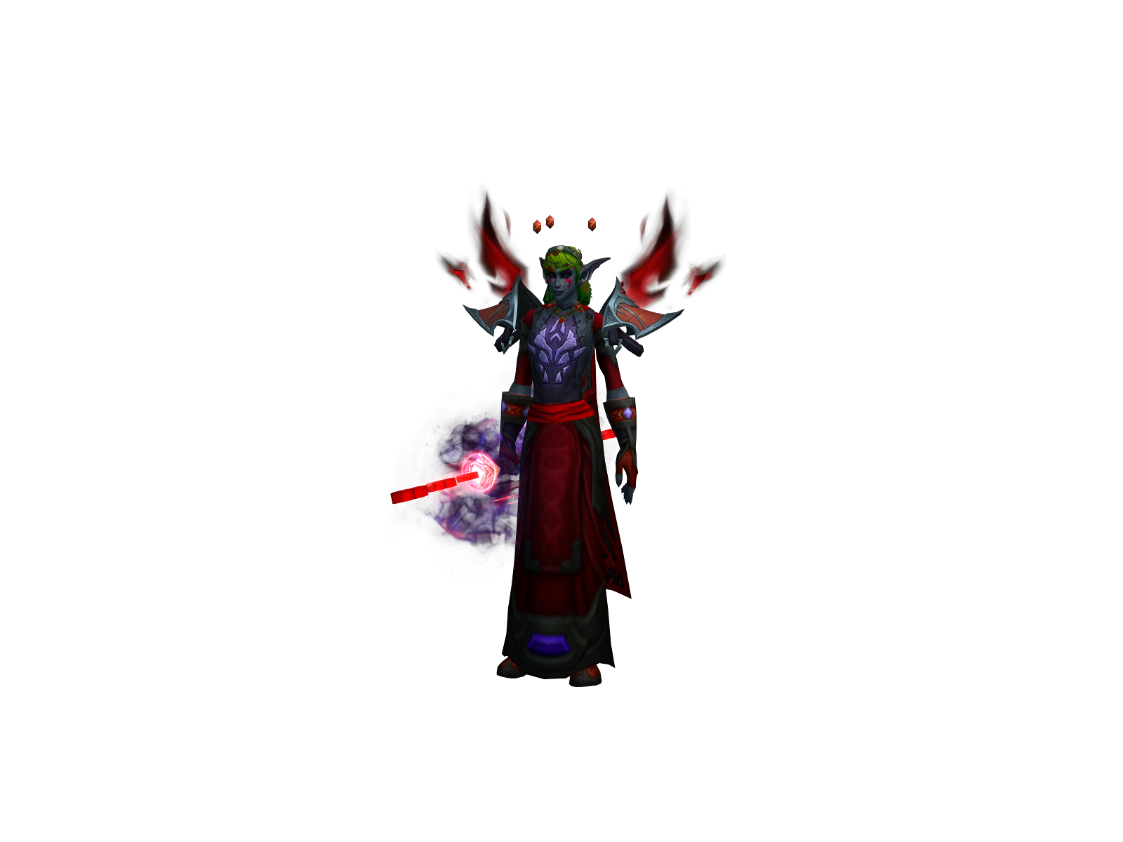 Portion 3D character render
