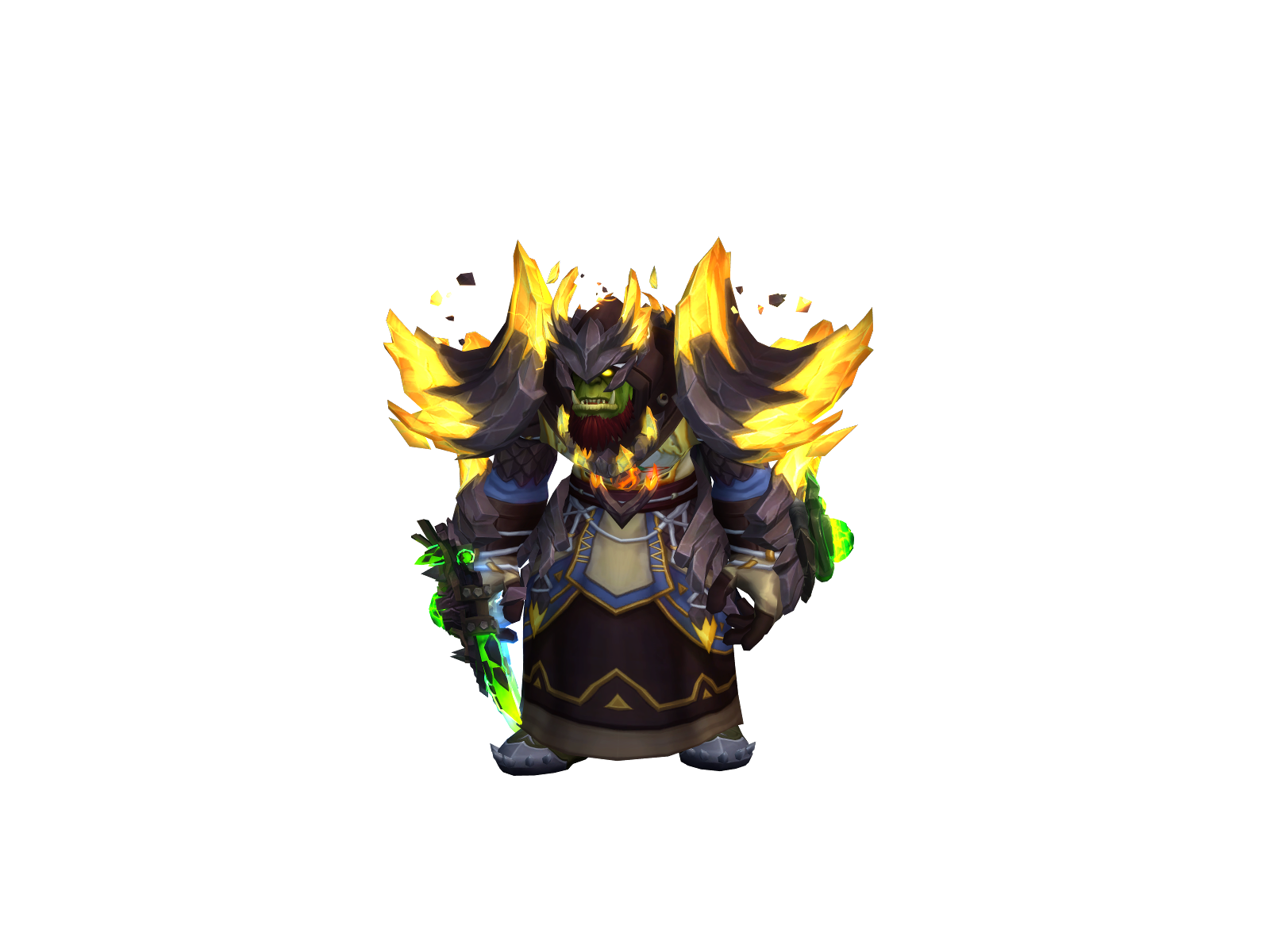 Zerstören 3D character render