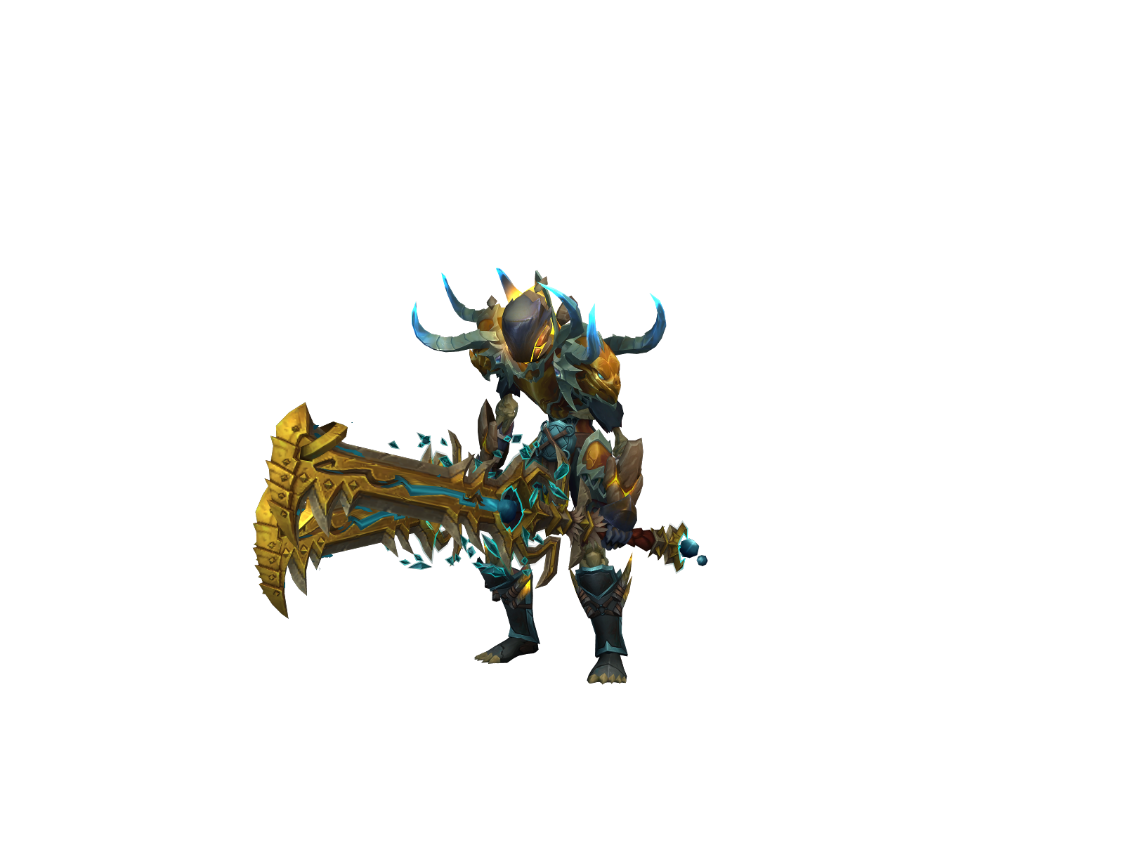 Scyblade 3D character render