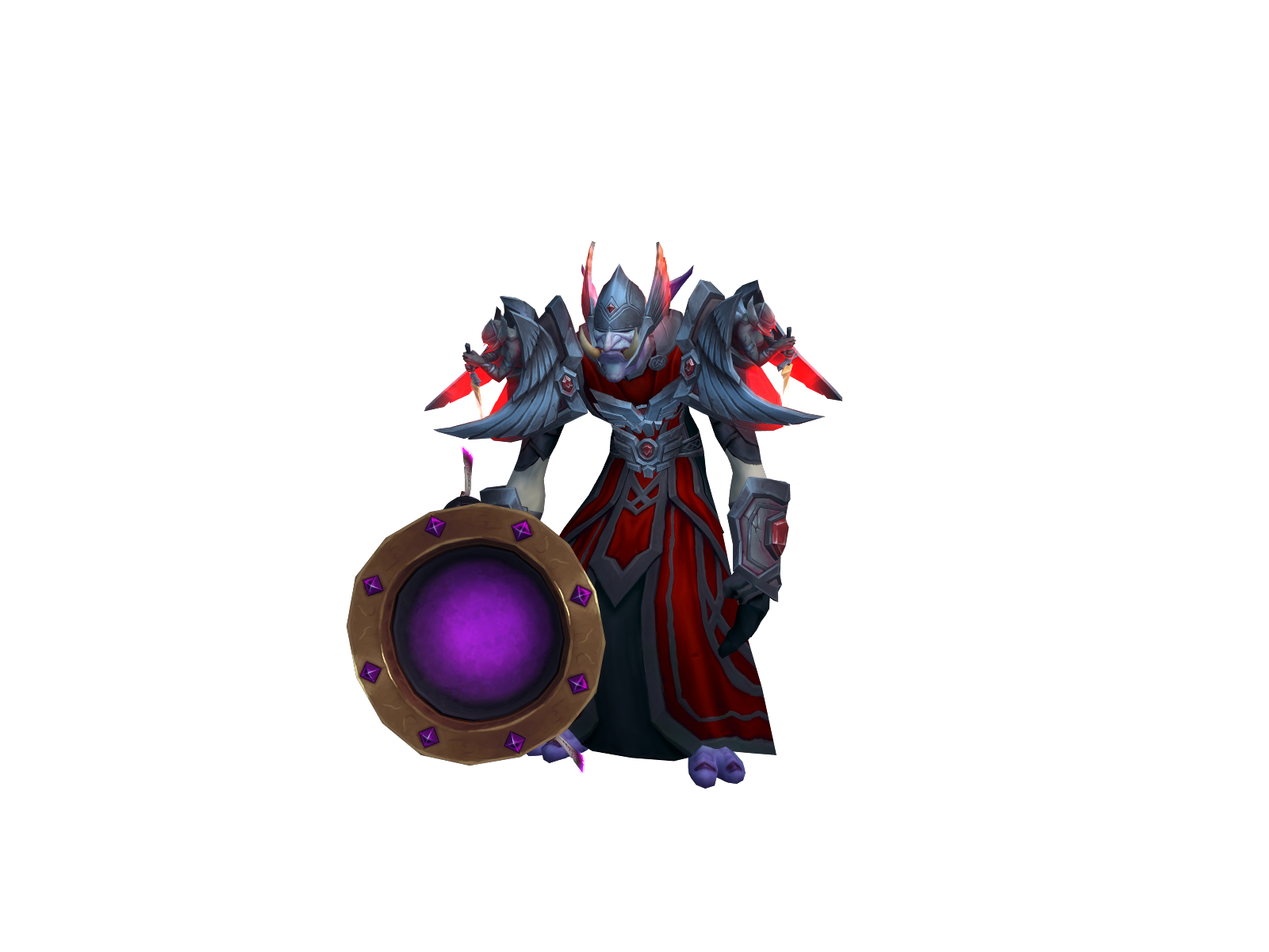 Dhern 3D character render
