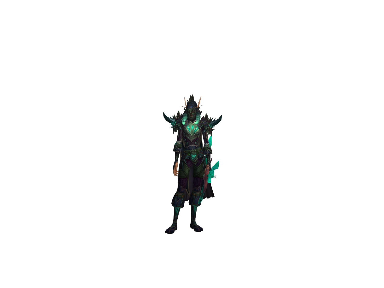 Raxina 3D character render