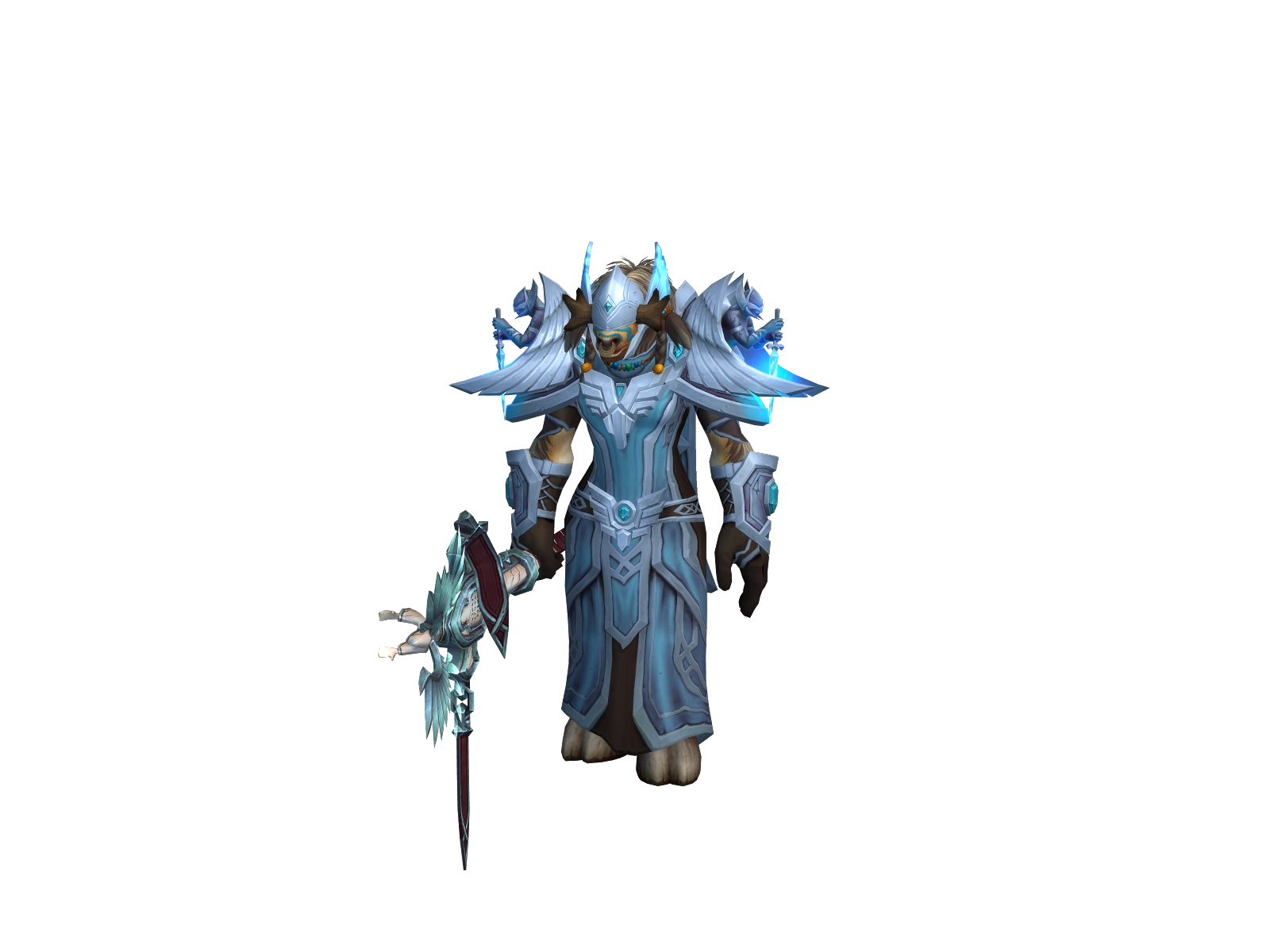 Udderlyholy 3D character render