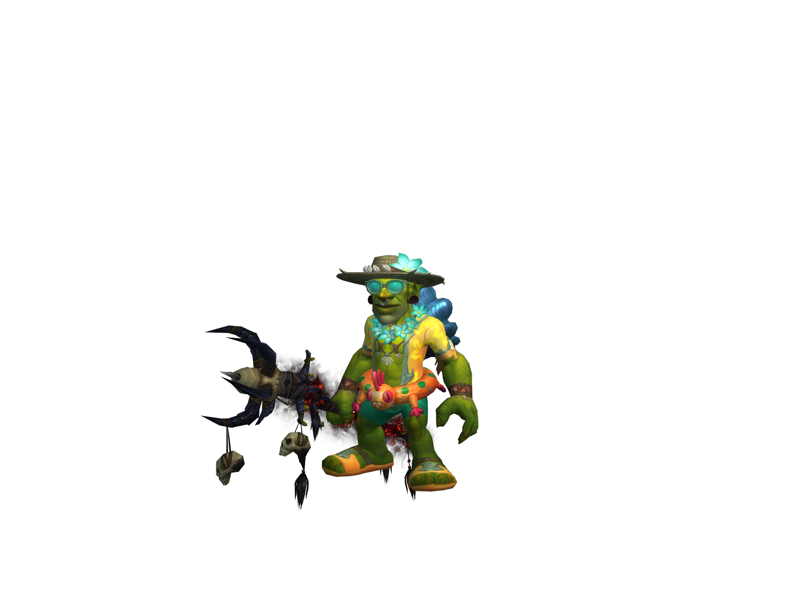 Smokèy 3D character render
