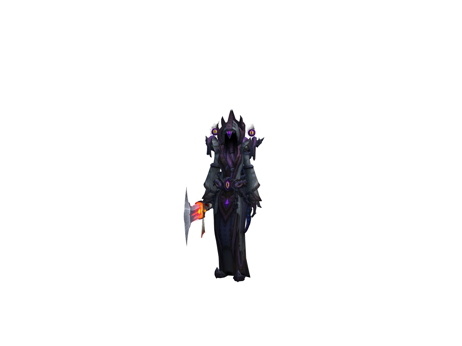 Spells 3D character render